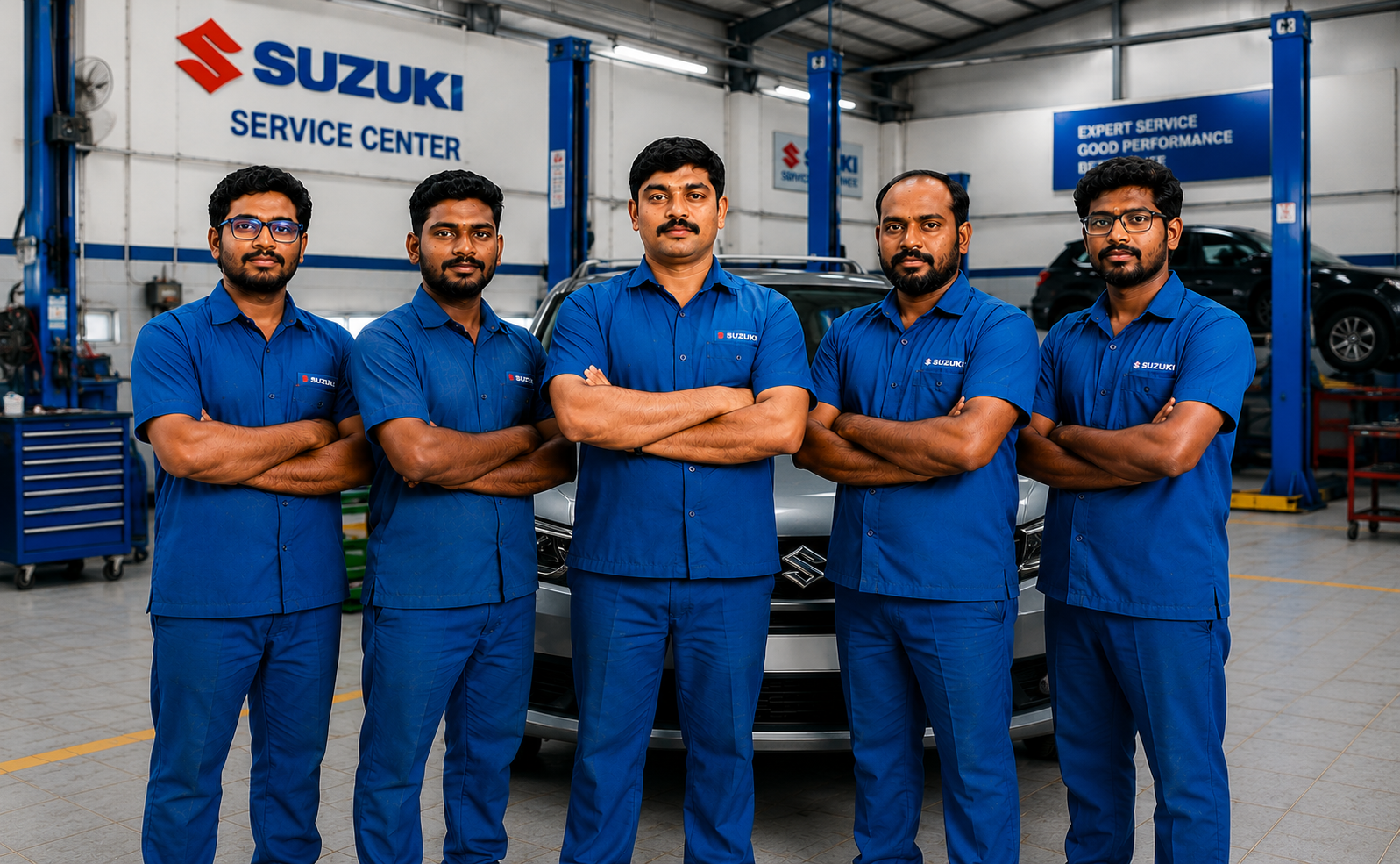 Trained technician team